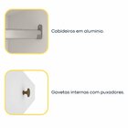 Guarda Roupa Solteiro 2 Portas Com Espelho E Pés Bulgaria 133