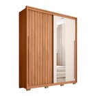 Guarda-roupa Solteiro 2 Portas Com Espelho Moviment Freijó/of