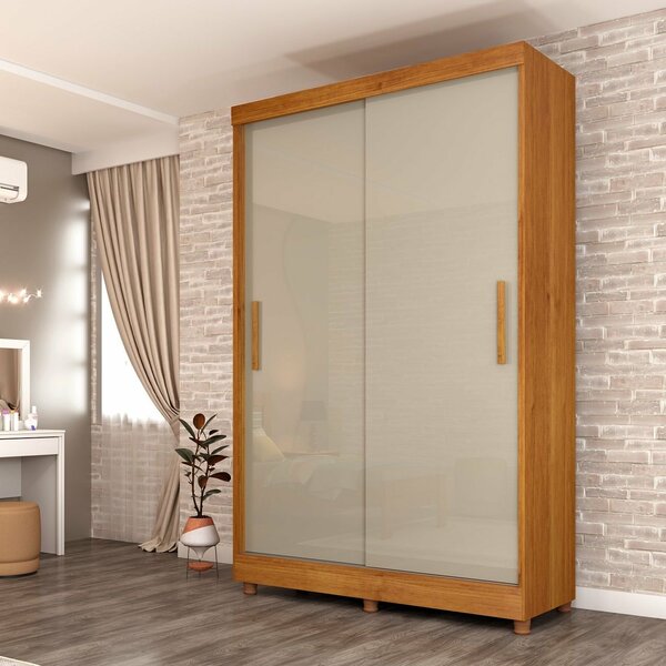 Guarda Roupa Solteiro 2 Portas Com Pés Bulgaria 133cm Espress