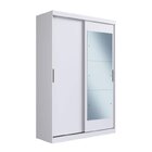 Guarda Roupa Solteiro 2 Portas Correr 2 Gavetas E Espelho Tuc