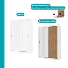 Guarda Roupa Solteiro 2 Portas Darvi 2 Gavetas Carraro Ripado