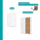 Guarda Roupa Solteiro 2 Portas Darvi Carraro Ripado Branco