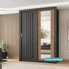 Guarda Roupa Solteiro 2 Portas Darvi Lux 2 Gavetas Carraro Ri