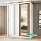 Guarda Roupa Solteiro 2 Portas Darvi Lux 2 Gavetas Carraro Ri