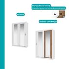 Guarda Roupa Solteiro 2 Portas Darvi Prime Carraro Ripado Bra