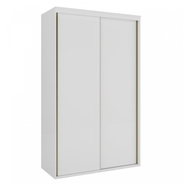 Guarda Roupa Solteiro 2 Portas De Correr 100% Mdf 138 Cm Lotu