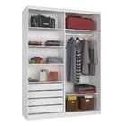 Guarda-roupa Solteiro 2 Portas De Correr 100% Mdf 383 Branco/