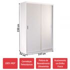 Guarda-roupa Solteiro 2 Portas De Correr 100% Mdf 771 Branco