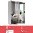 Guarda-roupa Solteiro 2 Portas De Correr 2 Espelhos 100% Mdf