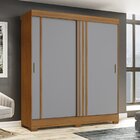 Guarda Roupa Solteiro 2 Portas De Correr 2 Gavetas B353 Briz