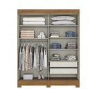 Guarda Roupa Solteiro 2 Portas De Correr 2 Gavetas B353 Briz