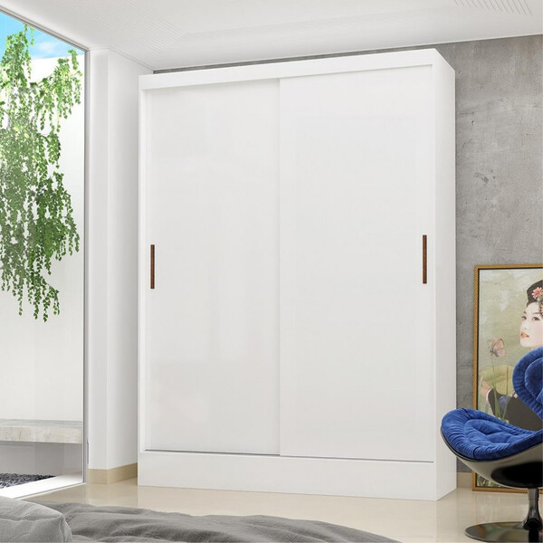 Guarda Roupa Solteiro 2 Portas De Correr 2 Gavetas Belém Cari