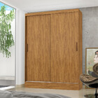 Guarda Roupa Solteiro 2 Portas De Correr 2 Gavetas Belém Cari