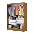 Guarda Roupa Solteiro 2 Portas De Correr 2 Gavetas Belém Cari