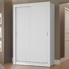 Guarda-roupa Solteiro 2 Portas De Correr 2 Gavetas Branco Viv