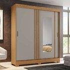 Guarda-roupa Solteiro 2 Portas De Correr 2 Gavetas Com Espelh