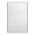 Guarda-roupa Solteiro 2 Portas De Correr 2 Gavetas E 6 Espelh