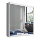 Guarda-roupa Solteiro 2 Portas De Correr 2 Gavetas E 6 Espelh