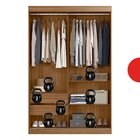 Guarda-roupa Solteiro 2 Portas De Correr 2 Gavetas E 6 Espelh