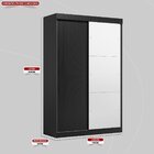 Guarda-roupa Solteiro 2 Portas De Correr 2 Gavetas E Espelho