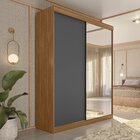 Guarda-roupa Solteiro 2 Portas De Correr 2 Gavetas E Espelho