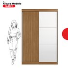 Guarda-roupa Solteiro 2 Portas De Correr 2 Gavetas E Espelho