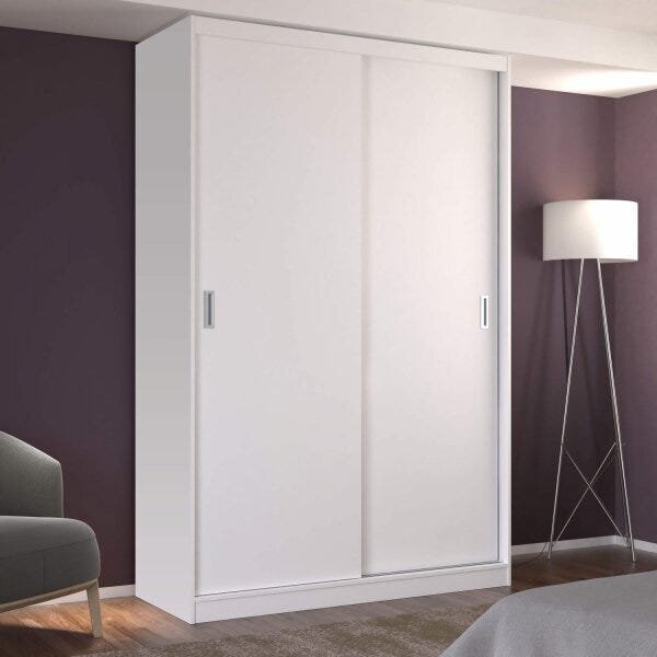 Guarda-roupa Solteiro 2 Portas De Correr 2 Gavetas Mdfmm771 E