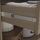 Guarda-roupa Solteiro 2 Portas De Correr 2 Gavetas Nature