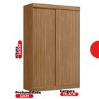 Guarda-roupa Solteiro 2 Portas De Correr 2 Gavetas Peônia Yes