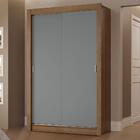 Guarda-roupa Solteiro 2 Portas De Correr 2 Gavetas Rustic/cin