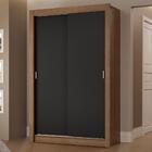 Guarda-roupa Solteiro 2 Portas De Correr 2 Gavetas Rustic/pre