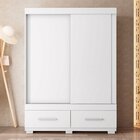 Guarda-roupa Solteiro 2 Portas De Correr 2 Gavetas Sereno Bra