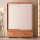 Guarda-roupa Solteiro 2 Portas De Correr 2 Gavetas Sereno Fre