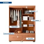 Guarda-roupa Solteiro 2 Portas De Correr 2 Gavetas Sereno Fre