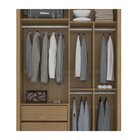 Guarda Roupa Solteiro 2 Portas De Correr 2 Gavetas Suécia Cin