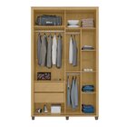 Guarda Roupa Solteiro 2 Portas De Correr 2 Gavetas Suécia Cin