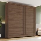 Guarda Roupa Solteiro 2 Portas De Correr 3 Gavetas B352 Briz