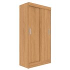 Guarda Roupa Solteiro 2 Portas De Correr Berlim  Cinamomo