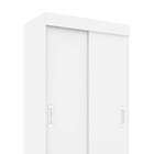 Guarda Roupa Solteiro 2 Portas De Correr Berlim Evidência Móv
