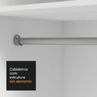 Guarda-roupa Solteiro 2 Portas De Correr Com Espelho 2 Gaveta