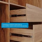 Guarda-roupa Solteiro 2 Portas De Correr Com Espelhos 231cm 1