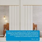 Guarda-roupa Solteiro 2 Portas De Correr Com Espelhos 231cm 1