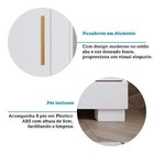 Guarda-roupa Solteiro 2 Portas De Correr Com Pés 231cm 100% M