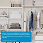 Guarda-roupa Solteiro 2 Portas De Correr Com Pés 231cm 100% M