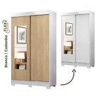 Guarda Roupa Solteiro 2 Portas De Correr E 2 Gavetas Apiúna C