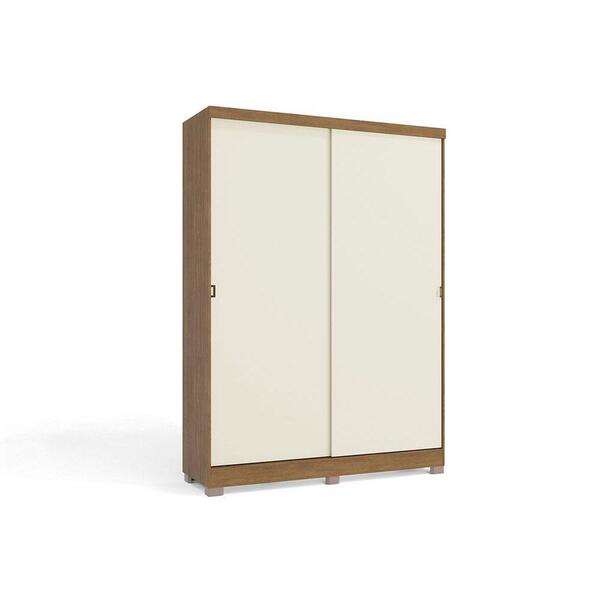 Guarda Roupa Solteiro 2 Portas De Correr E 2 Gavetas C/ Pés C