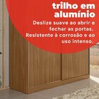 Guarda-roupa Solteiro 2 Portas De Correr E 2 Gavetas Peônia Y