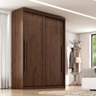 Guarda Roupa Solteiro 2 Portas De Correr Em Mdf Splendido Zan