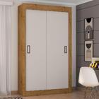 Guarda Roupa Solteiro 2 Portas De Correr Freijó Baunilha Cor2