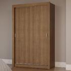 Guarda-roupa Solteiro 2 Portas De Correr Rustic Milano Madesa